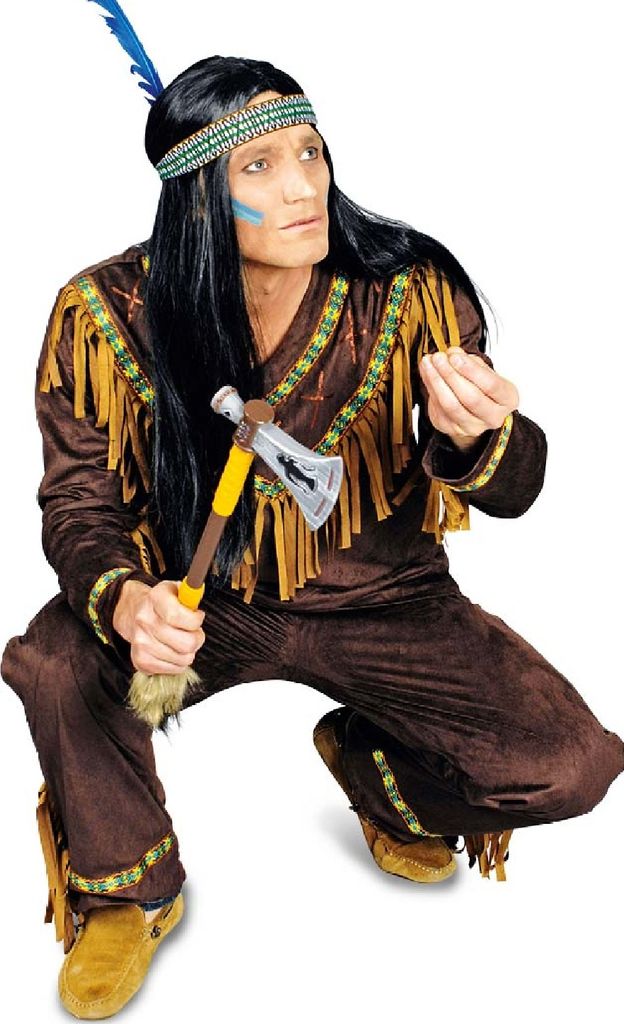 K31250689-46-48 Herren Krieger Kostüm Gr.46-48