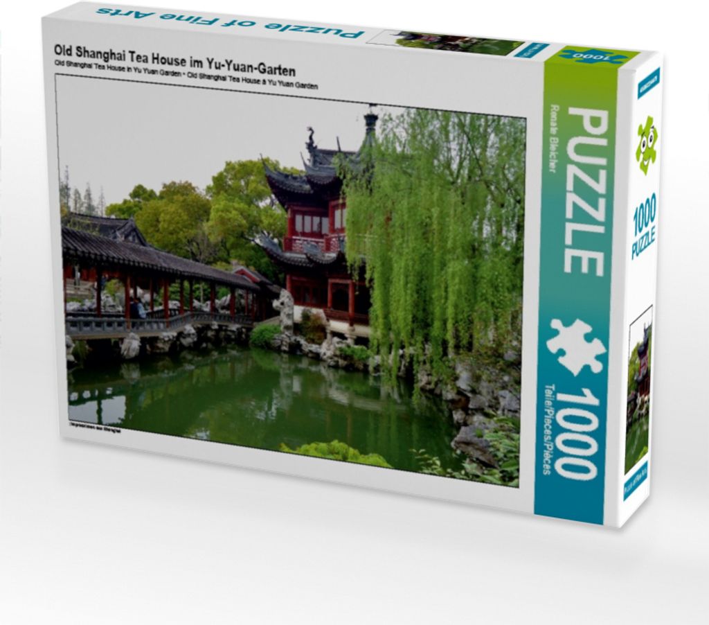 Calvendo Old Shanghai Tea House im Yu-Yuan-Garten 1000 Teile Puzzle quer 640x480mm, Bleicher Renate; 7301958