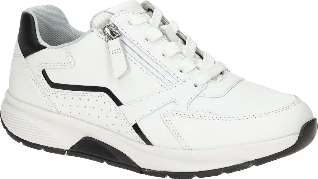 Gabor ROLLINGSOFT Damenschuhe - bequeme Schnür- Halbschuhe weiß NEU
