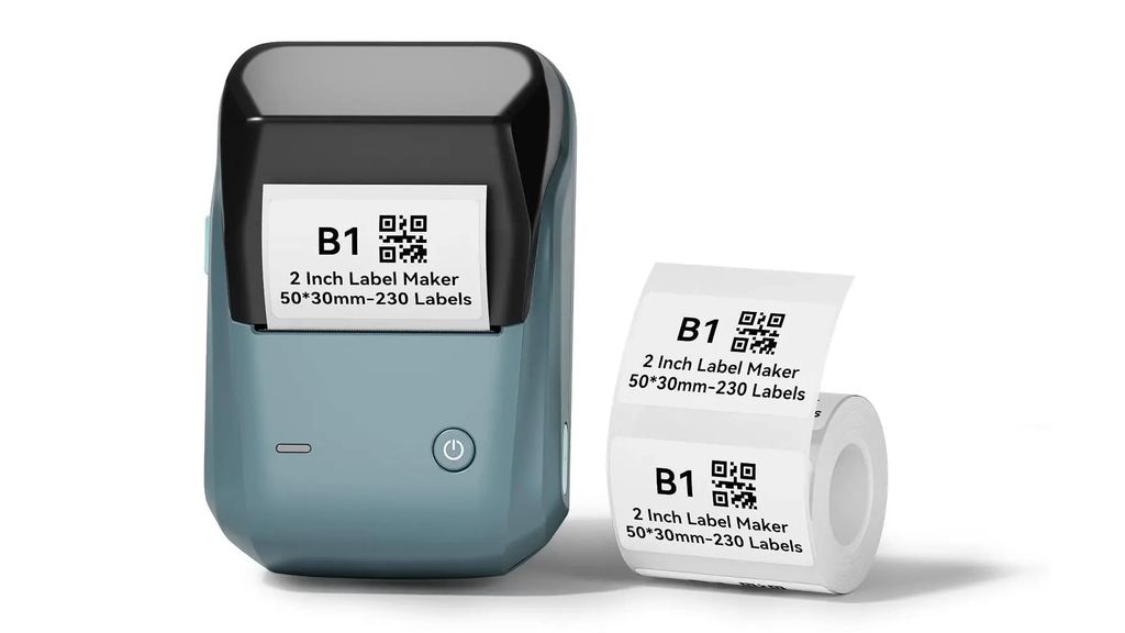 NIIMBOT 1AC12122001 NIIMBOT B1 schwarz Etikettendrucker Zdjęcie produktu 