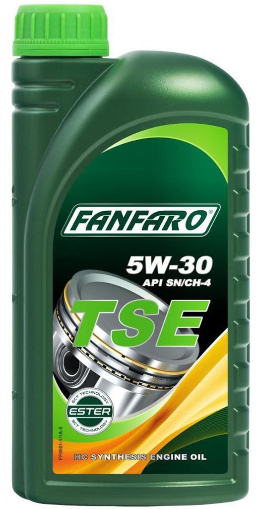 FANFARO TSE für 5W-30 1 Liter Motoröl Motorenöl Teilsynthetisch 501 01 502 00 503 01 505 00 229.3 229.5 Longlife-98 RN0700 RN0710 WSS-M2C913-B Öl