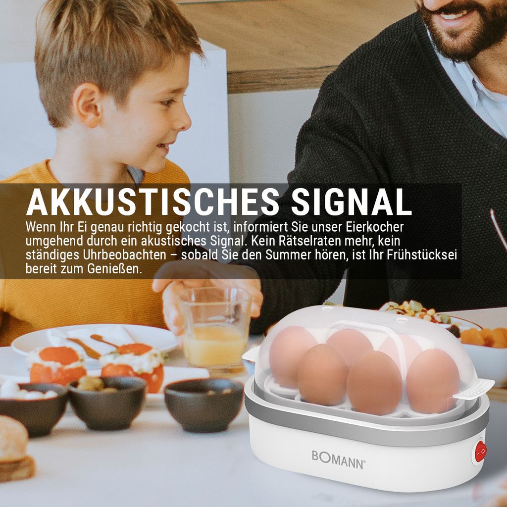 Bomann Eierkocher für bis zu 6 Eier | Egg Cooker mit Produktbild 6