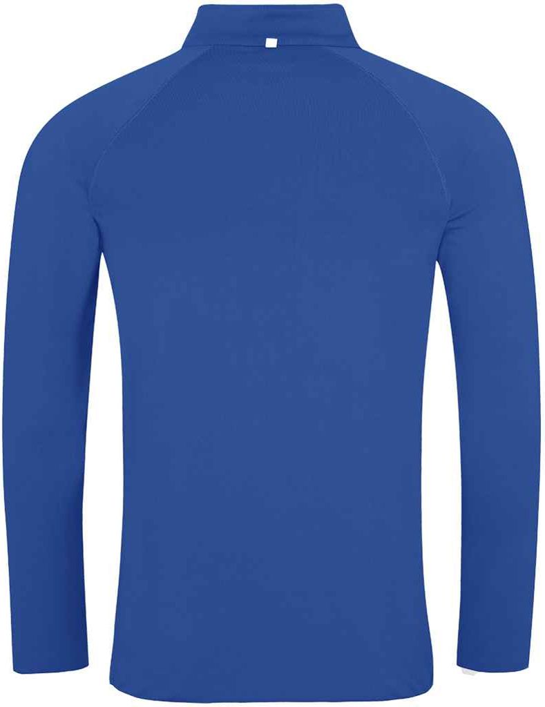 AWDis Cool - Sweat-Top mit halbem Reißverschluss für Herren PC5969 (S) (Königsblau/Arktisch Weiß)