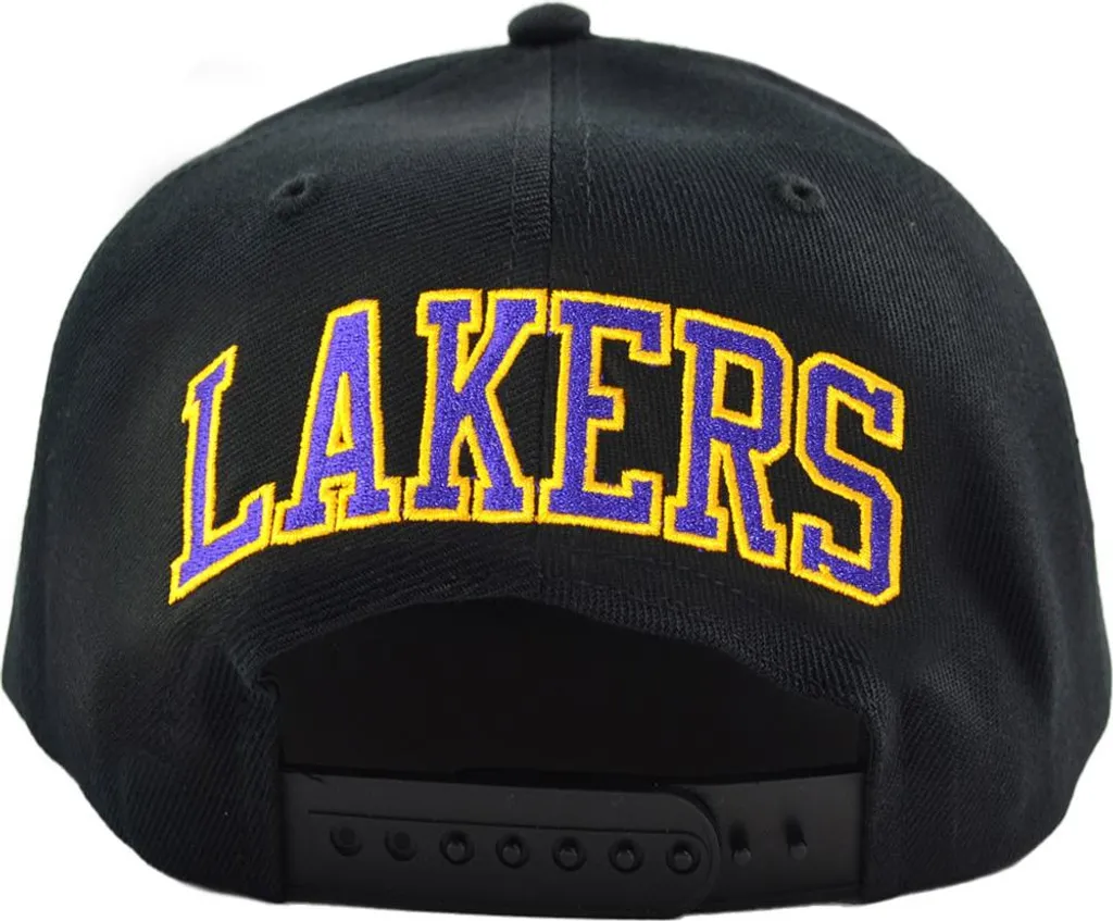 Casquette Mitchell & Ness NBA Los Angeles Lakers Eazy Snapback Noire - 4