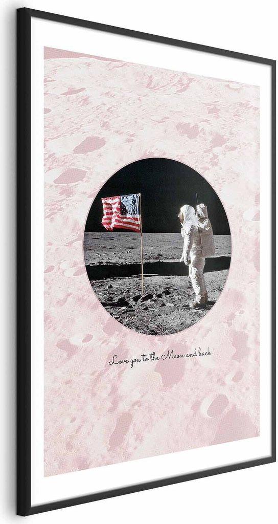 Posterpapier Poster - Love You to the Moon and Back 60x90 cm Für Kinder h-B-0114-ao-a