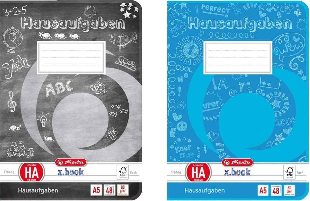 Herlitz Aufgabenheft A5 48 BlattMix Obrázek produktu 