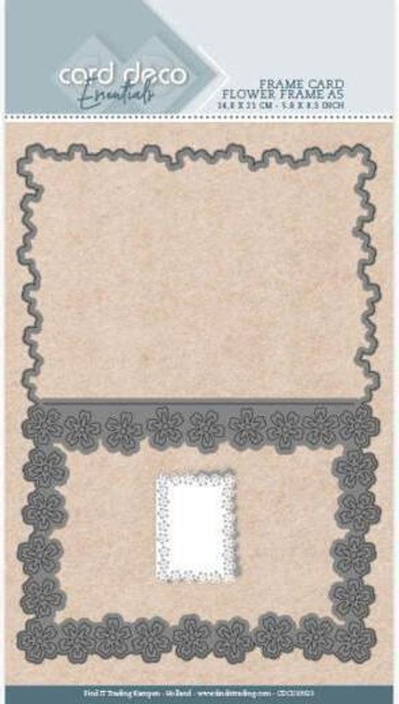 Card Deco - Stanzschablone - Karten - Blume Rahmen A5