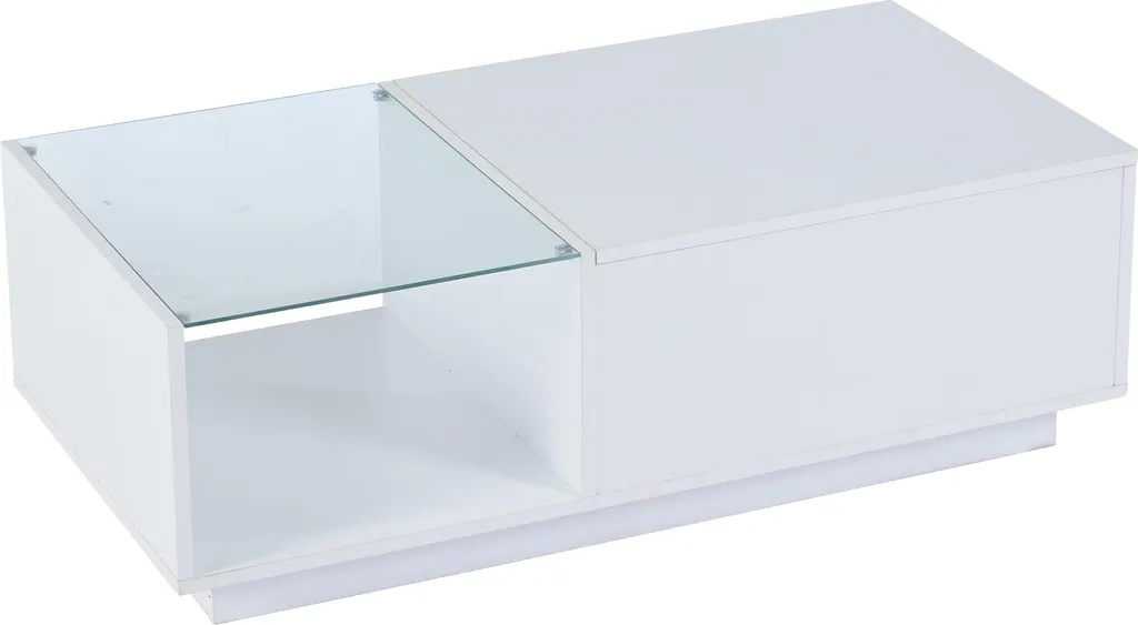 Table basse relevable pour gagner de la place avec rangement intégré - 8