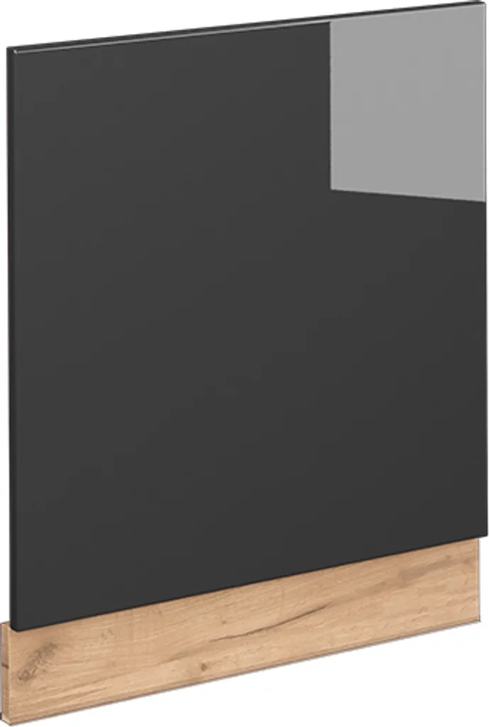 Frontale Cucina Vicco Fame-Line 60 cm - Antracite Lucido e Quercia