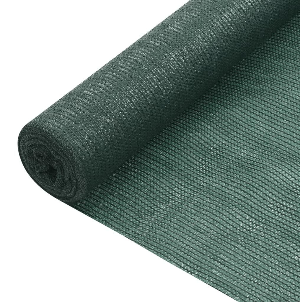 vidaXL Zaunblende Grün 1x50 m HDPE 75 g/m² Produktbild 