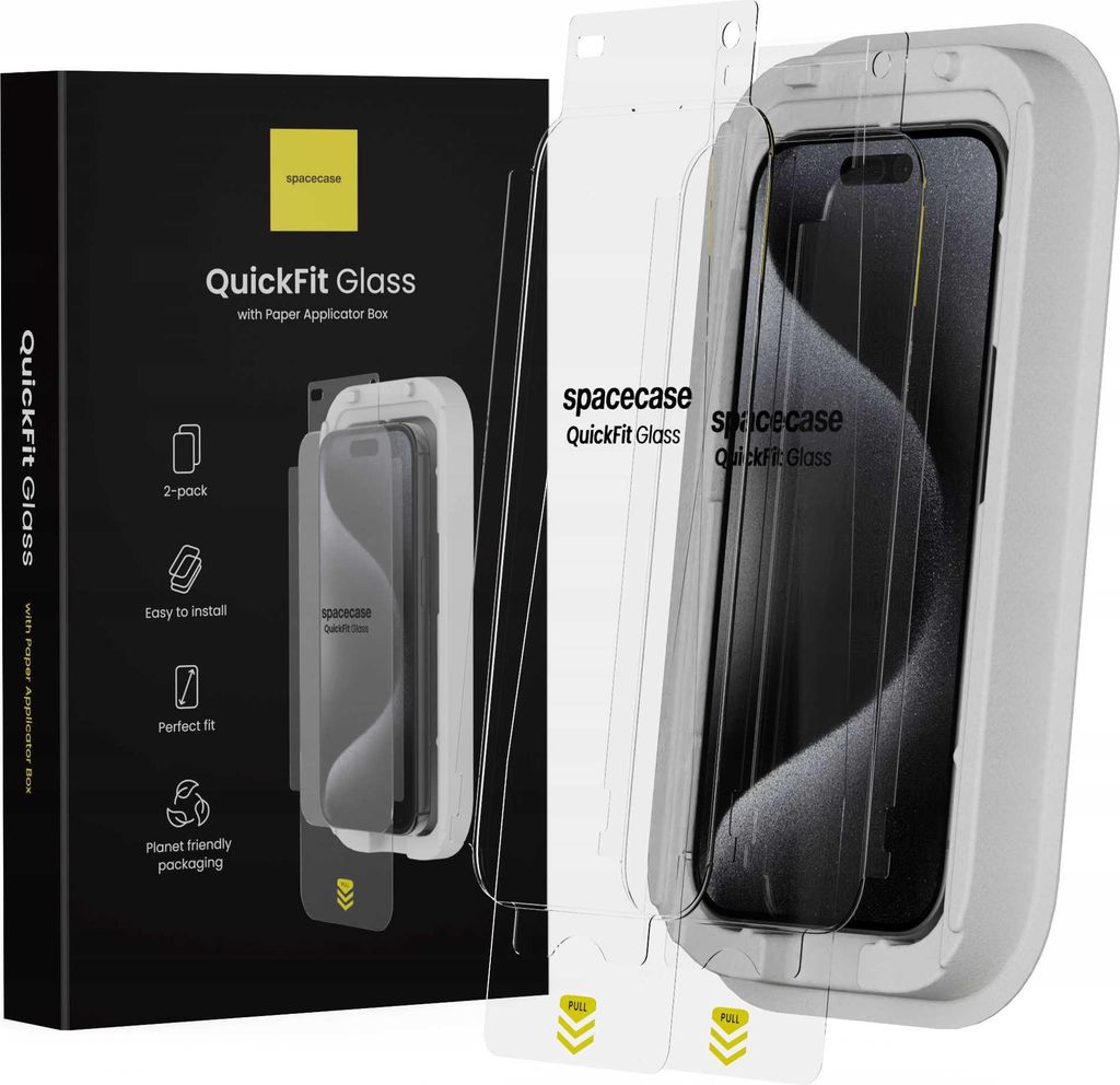 Spacecase QuickFit Glas IPhone 15 Pro