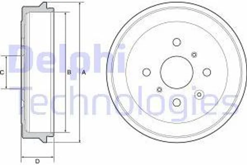Tambour de frein pour rénovation freinage arrière Citroën C1 et Aygo