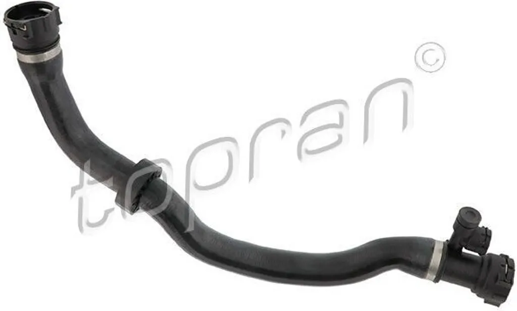 Tuyau de radiateur TOPRAN 501 995 pour X5 E53 - OE 11537788276 Supérieur