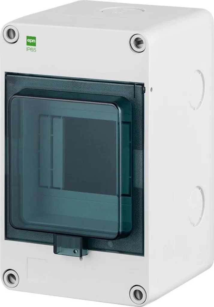 Boîtier électrique IP65 HERMETICA 4 modules avec bornier Neutre