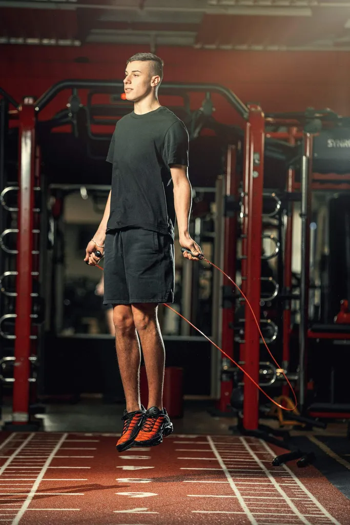 Corde à Sauter Speed Rope pour Double-Unders et Cardio Training Noir - 8
