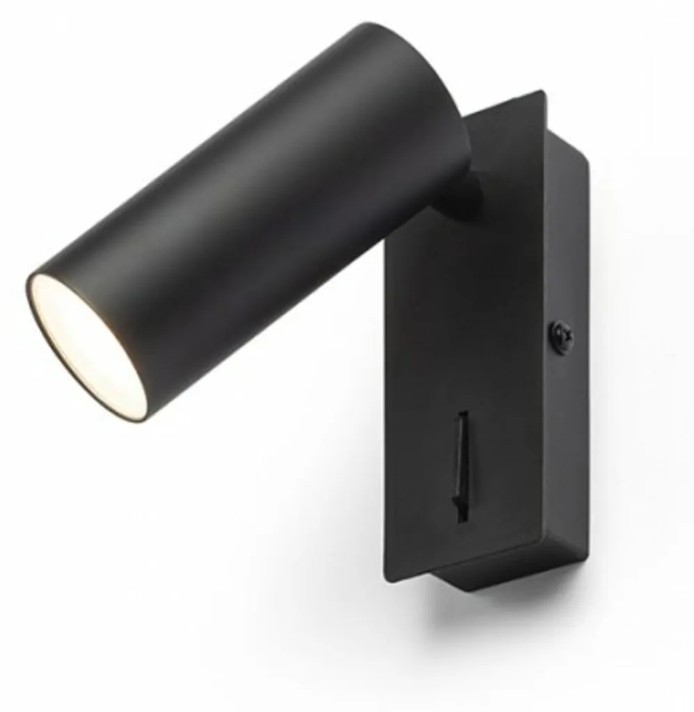 Applique murale noire TAPIO I SQ RENDL R13423 LED 4,5W 3000K