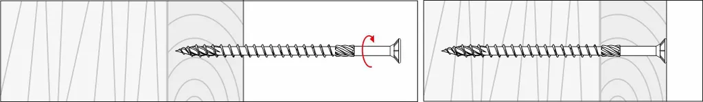 Vis de construction WKCS 60080 avec empreinte Torx et auto-foreuse - 15