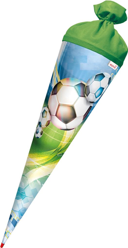 ROTH 677445 ROTH Schultüte "Fußball", rund, 700 mm Image du produit 