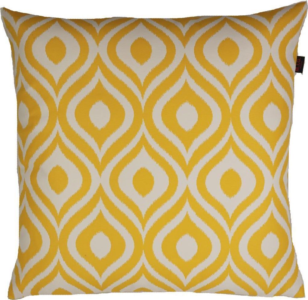 M.I.G. home Kissen Tropfen Farbe 002 gelb Größe 46x46cm