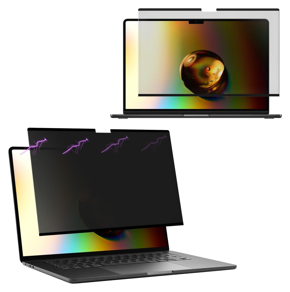 kwmobile Sichtschutzfolie für Apple Macbook Air 13 M4 2025 Produktbild 