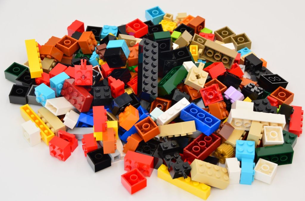 LEGO® Bricks High Bricks Misto Colorato NUOVO! Quantità 500