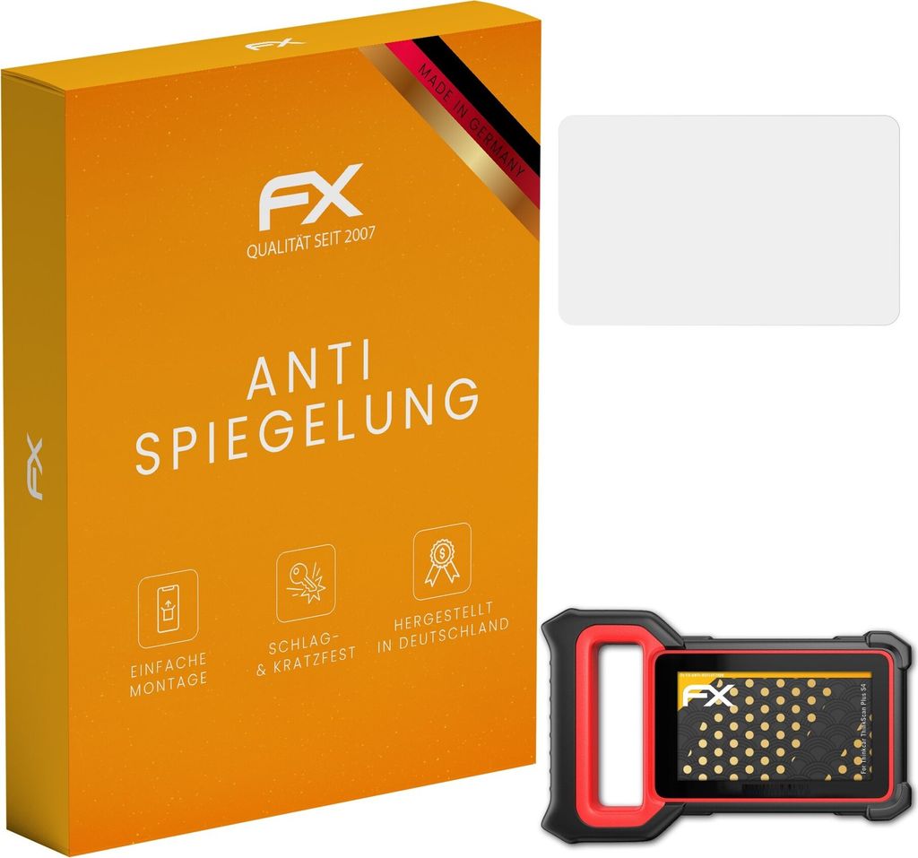 atFoliX FX-Antireflex 2x Schutzfolie kompatibel mit Thinkcar ThinkScan Plus S4 Displayfolie