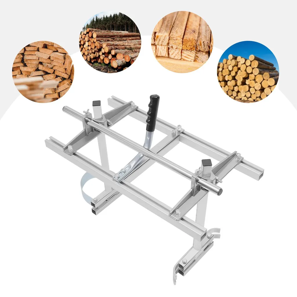 Guide de sciage pour billots - Modèle portable largeur ajustable 24''