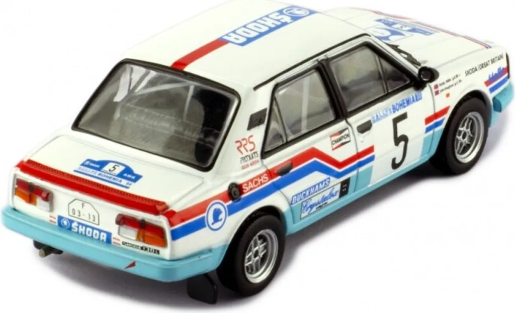 Modèle Réduit Škoda 130 L 1:43 pour Collectionneur Rallye de 1988 - 8