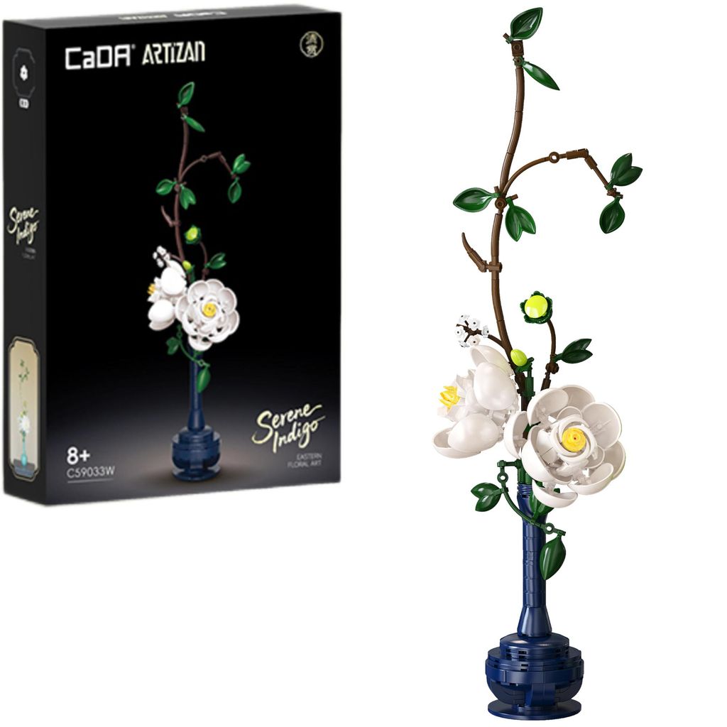 Blocchi da costruzione "Fiori" – Set "Serene Indigo", 47,9 Immagine del prodotto 