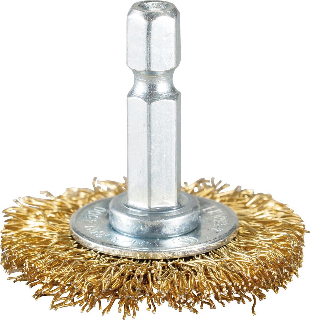 Makita Scheibenbürste, Messing 38 mm - 0,3 mm - 1/4"
