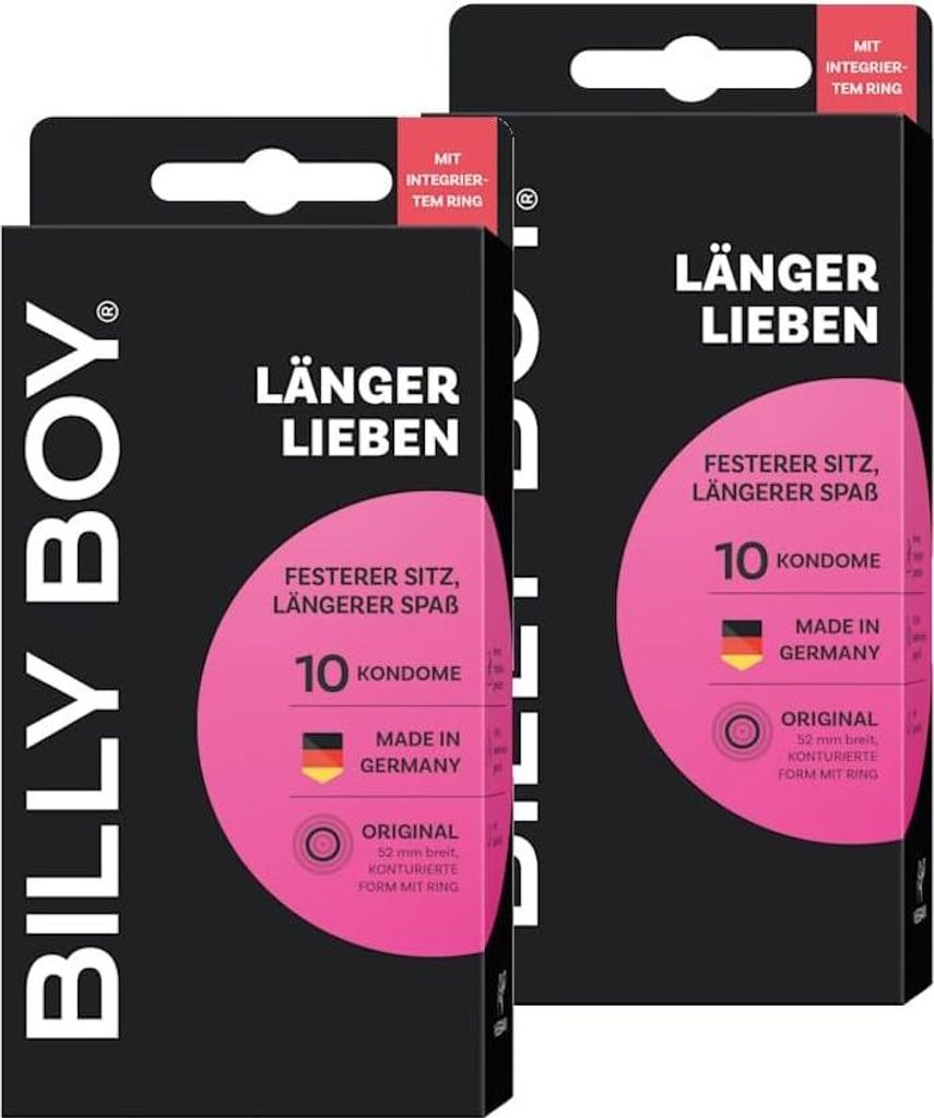 BILLY BOY Länger Lieben 20 Stück – 52 mm