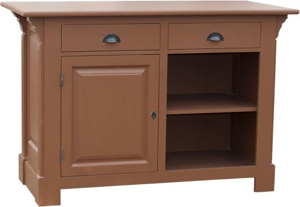 Casa Padrino Landhausstil Theke Braun 140 x 68 x H. 95 cm - Landhausstil Möbel