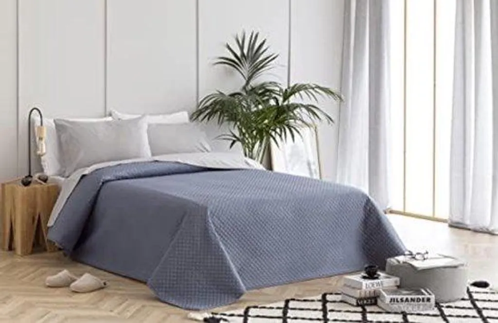 Jeté de lit design losanges pour chambre d'adulte ou chambre d'amis chic