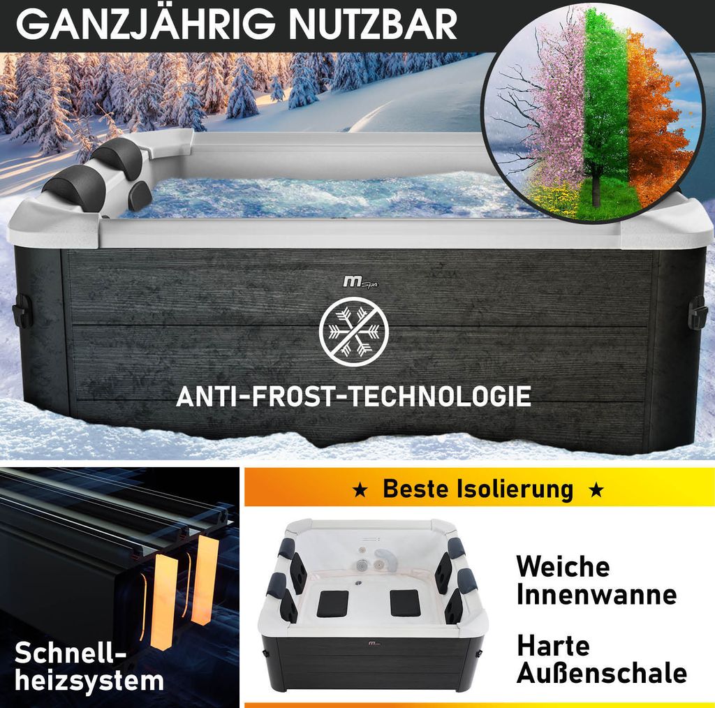 BRAST Whirlpool MSpa Oslo mit Fester Außenwand   Produktbild 4