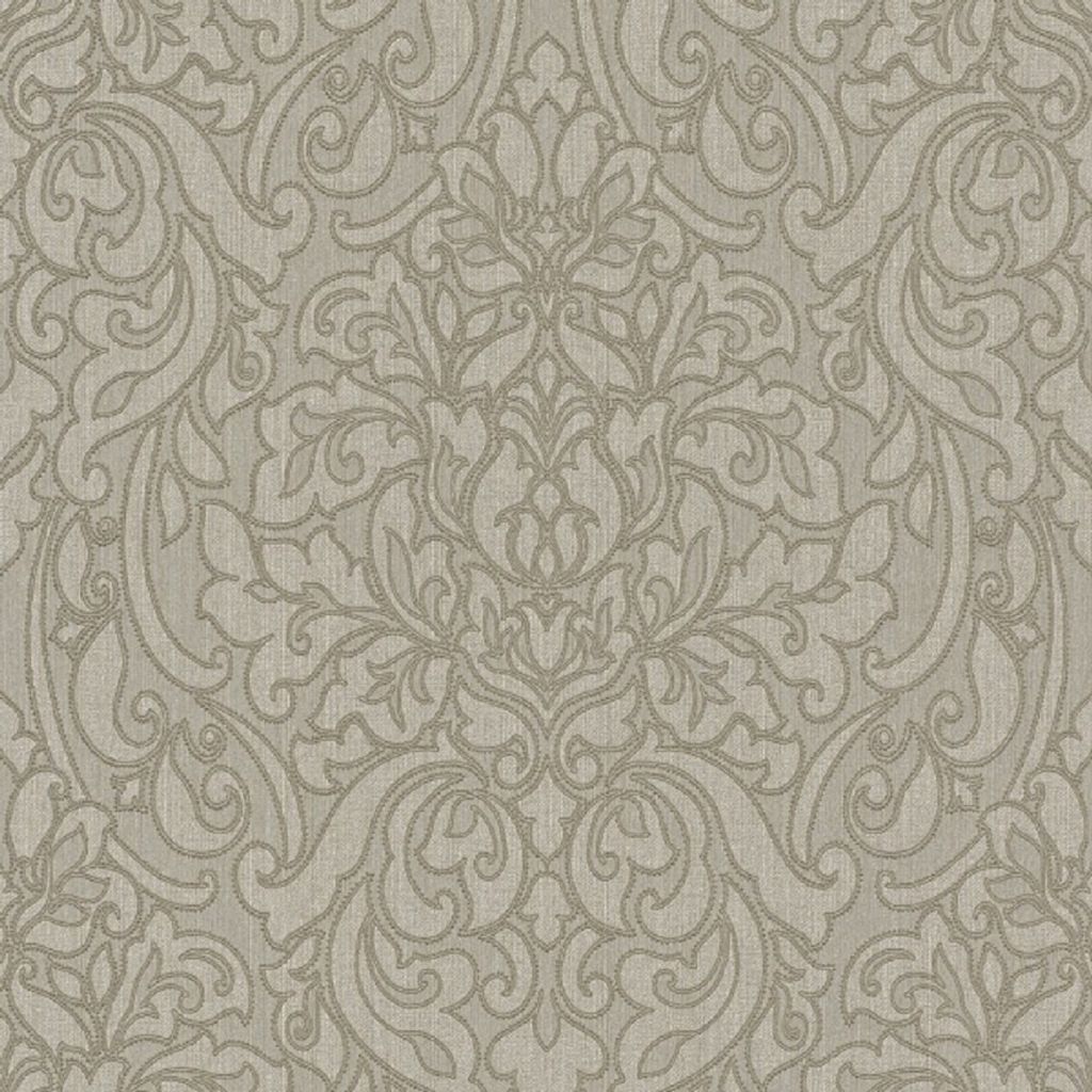 Casa Padrino Barock Textiltapete Braun / Grau 10,05 x 0,53 m - Deko Accessoires