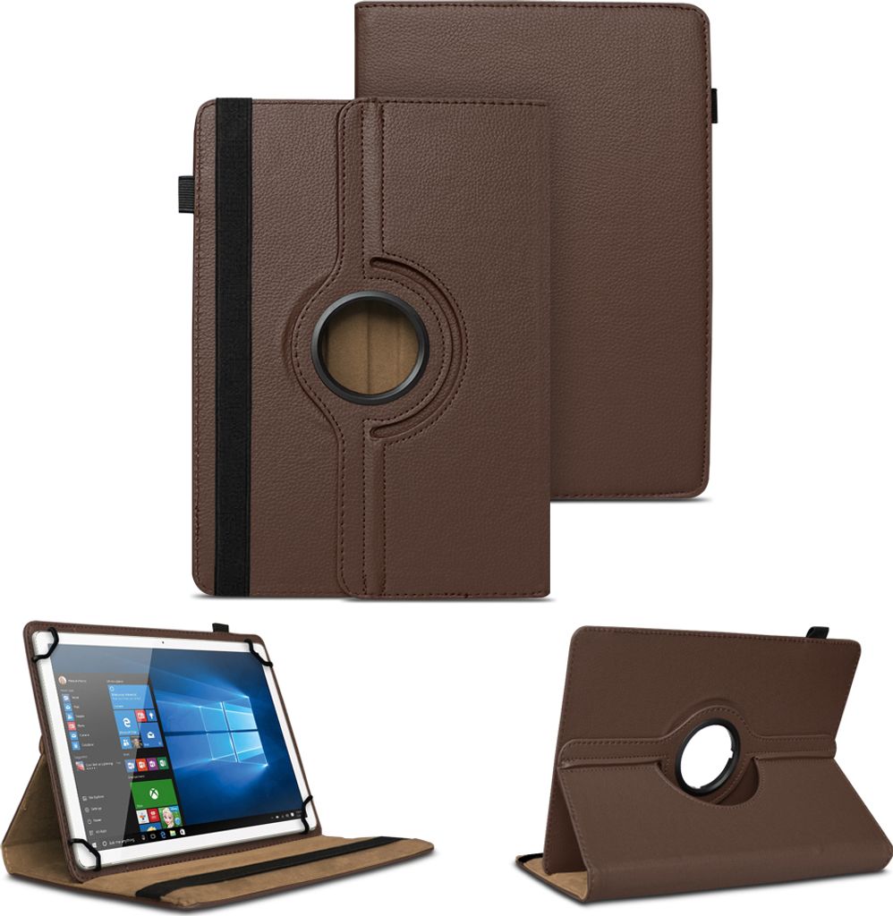 Universal Tasche Schutz Hülle Tablet Schutzhülle Tab Case Cover Bag Etui 10 ZollFarben:Braun;Tablet Modell für:Lenovo Tab 2 A10-70
