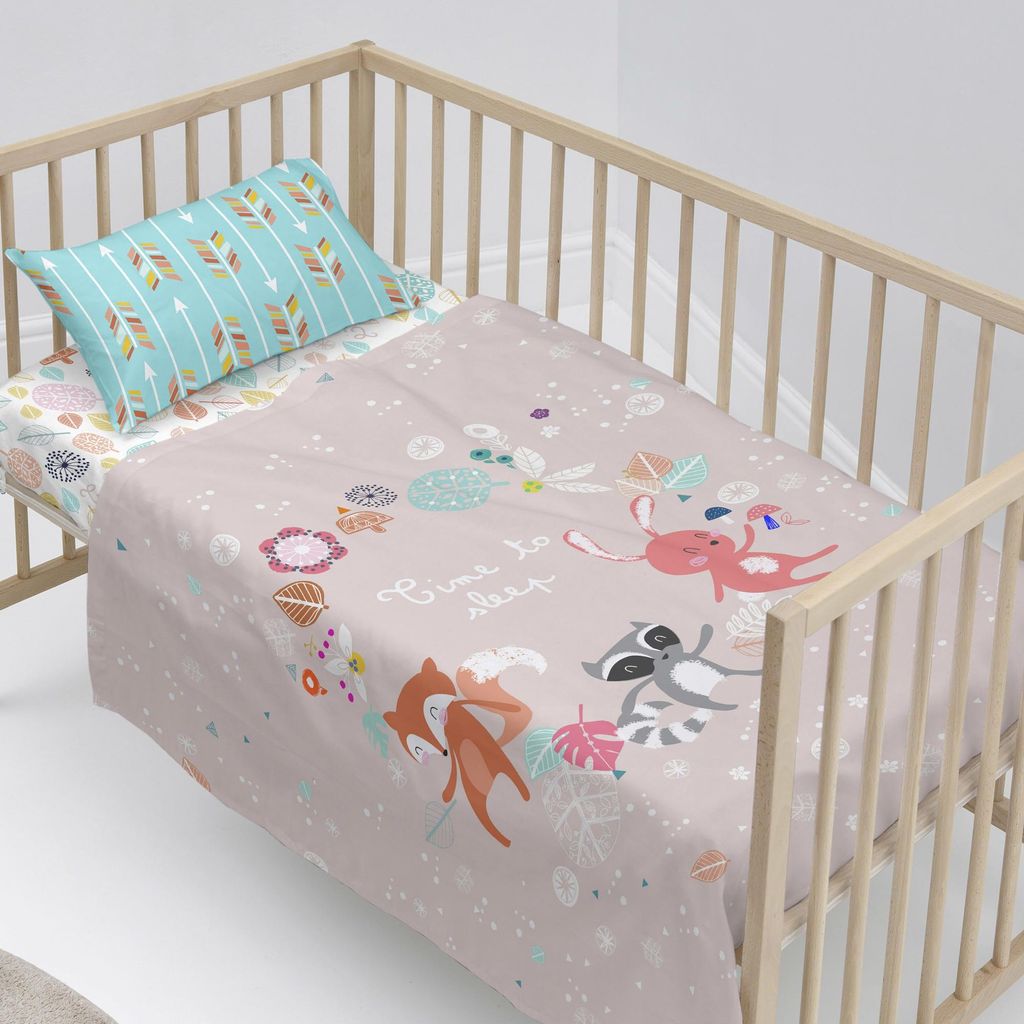 Fantasy Oberlaken set kinderbett 2 teiliges 120x180 cm (Kinderbett) 100% Baumwolle Hergestellt in Europa