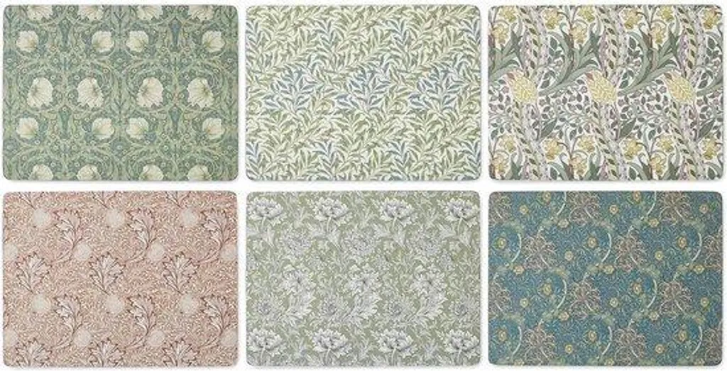 Set de table imperméable lot de 6 design coloré et facile à nettoyer