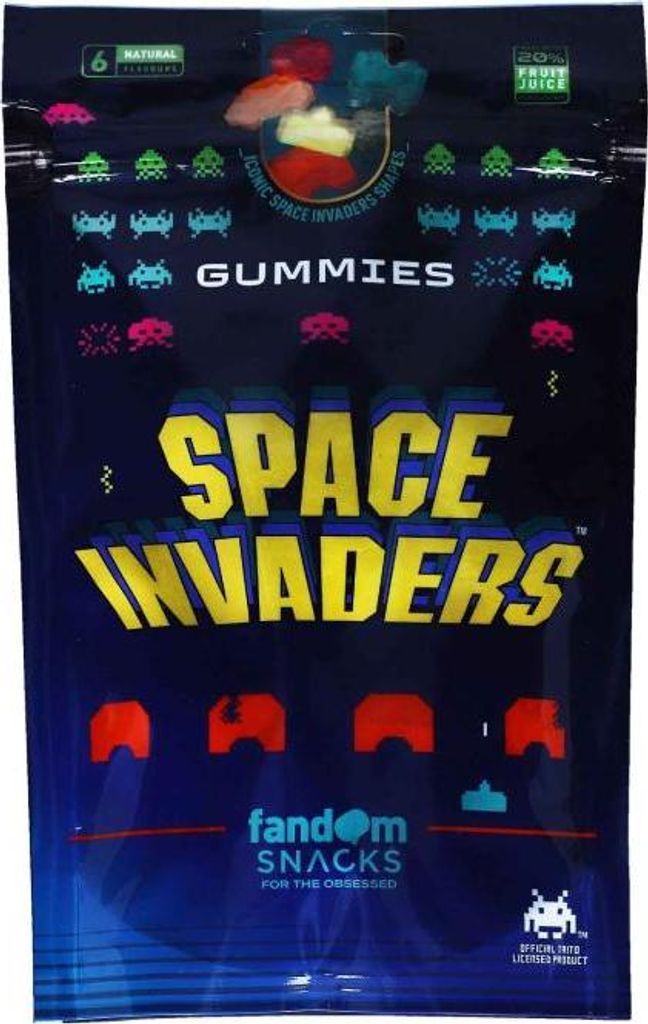 Fandom Snacks Gummies Space Invaders 125g Produktbild 