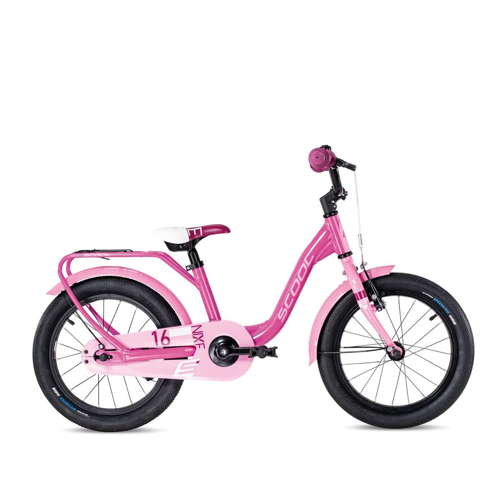 S'COOL niXe 16 Zoll 1-Gang Pink/Baby Pink | 16 Zoll Fahrrad Produktbild 