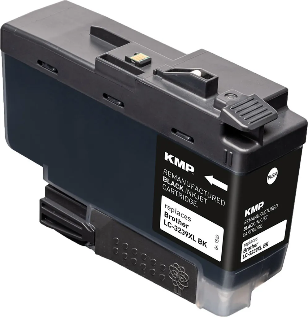 KMP Printtechnik AG 1543,4001 KMP Patrone Brother LC3239XLBK 6000 S. remanufactured