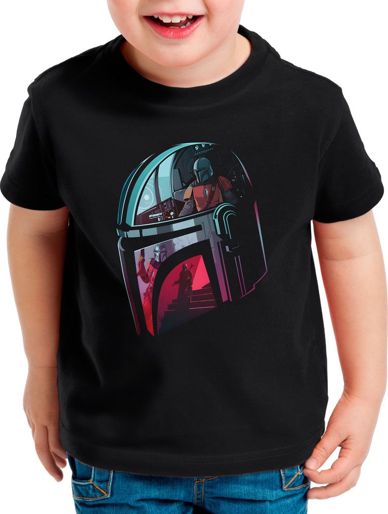 A.N.T. Hunter Reflection Kinder T-Shirt yoda mando kopfgeldjäger