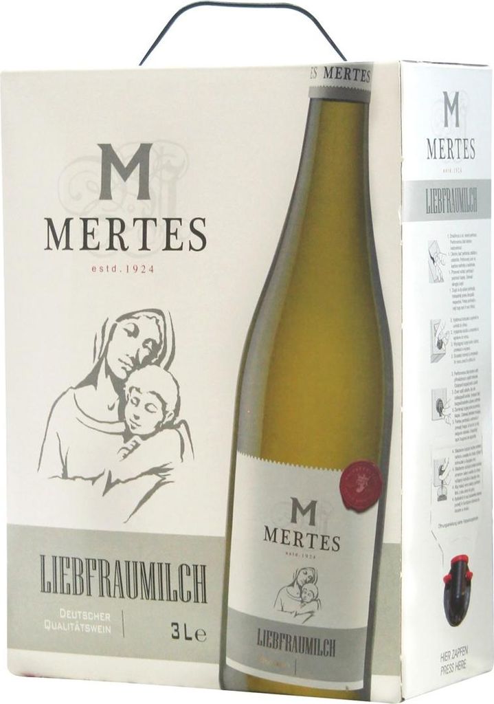 Mertes Liebfraumilch 9,5% 3,0L BiB D Produktbild 