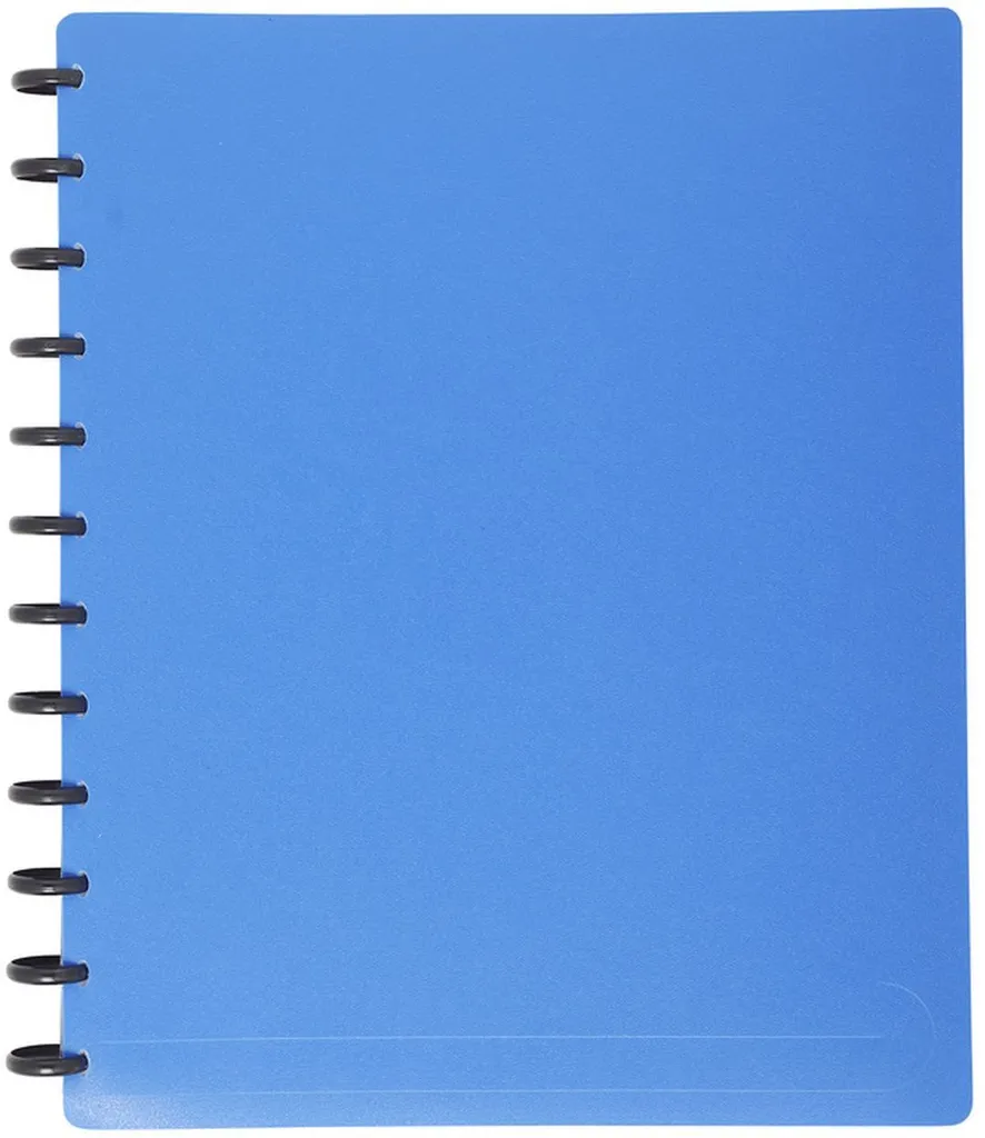 Porte-documents A4 à rabats en plastique opaque 30 vues amovibles multicolore