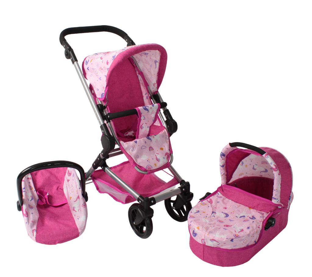 Bayer Chic 2000 Kombi-Puppenwagen Fides 3in1 | Set mit Produktbild 