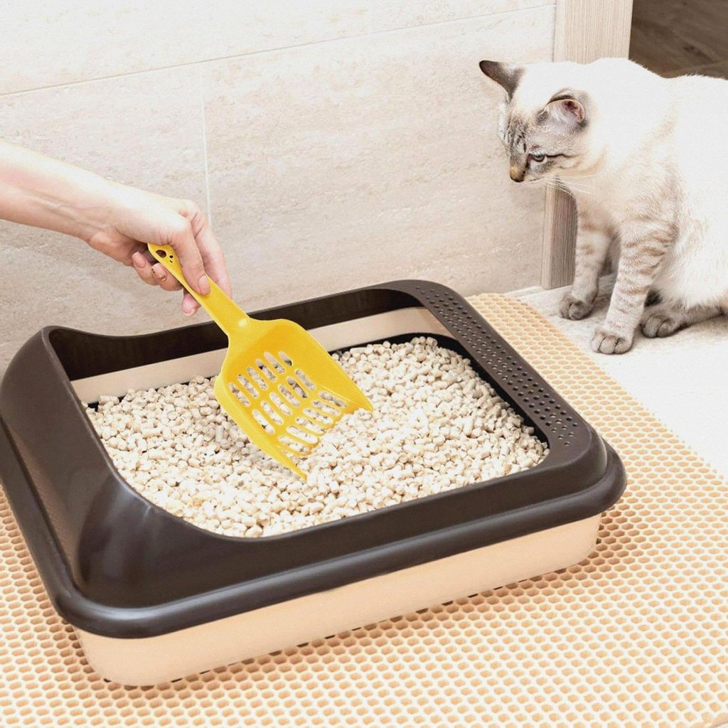 Katzenstreu Schaufel Schaufel, Katzenstreu Scoop,Arbeitssparende ergonomische Katzentoilette Scoop - Cat Poop Scooper, Haustierzubehör, Kitten Poo...
