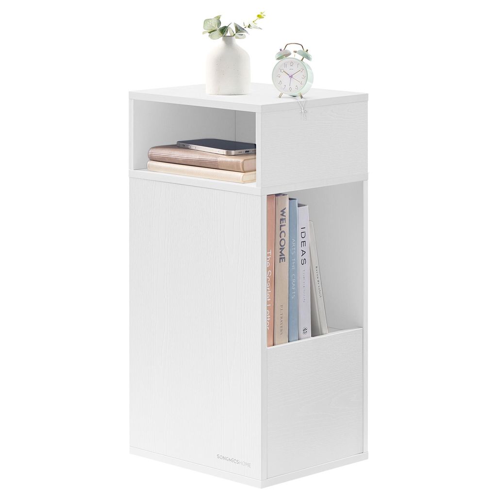 VASAGLE Nachttisch,Nachtschrank, 2 offene Fächer, 1 Produktbild 