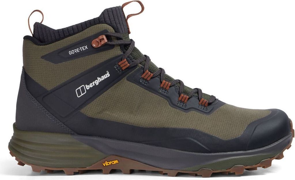 VC22 Mid GTX Boot, Herren Wanderstiefel, 11.5 (46.5), DARK BROWN/DARK GREEN, Berghaus