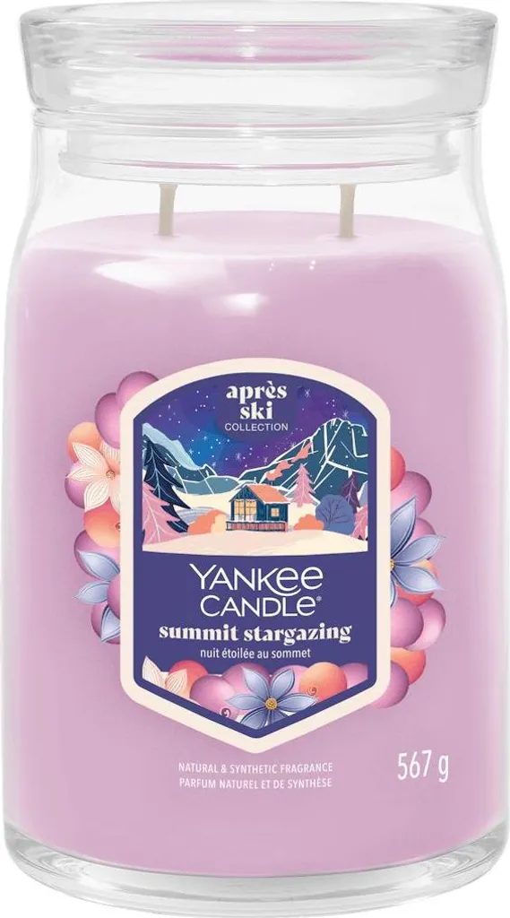 Bougie Ronde Violette Yankee Candle pour Ambiance Zen à la Maison