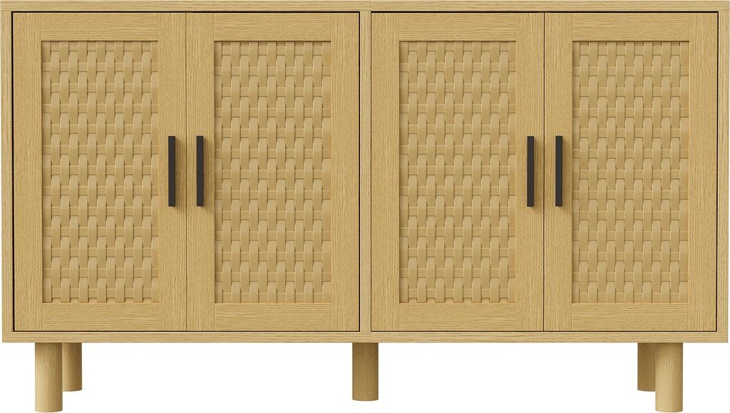 UnboxG Masívna drevená komoda z dubového dreva 140x40x80 cm Obrázok produktu 